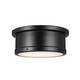 Kichler - 52540BK - Two Light Flush Mount - Serca - Black