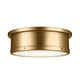 Kichler - 52541BNB - Three Light Flush Mount - Serca - Brushed Natural Brass