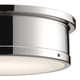 Serca Three Light Flush Mount (52541PN)