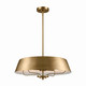 Kichler - 52543BNB - Four Light Pendant/Semi Flush - Luella - Brushed Natural Brass