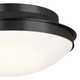 Bretta Three Light Flush Mount (52545BK)