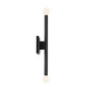 Odensa Two Light Wall Sconce (52556BK)