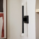 Odensa Two Light Wall Sconce (52556BK)