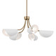 Arcus Five Light Chandelier/Semi Flush (52558CPZWH)