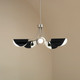 Arcus Five Light Chandelier/Semi Flush (52558SN)
