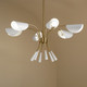 Arcus Six Light Chandelier (52559CPZWH)