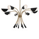 Arcus Eight Light Chandelier (52560CPZBK)