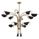 Kichler - 52561CPZBK - 12 Light Chandelier - Arcus - Champagne Bronze