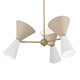 Phix Six Light Chandelier (52565CPZGRG)