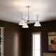 Phix Six Light Chandelier (52565CPZWH)