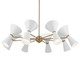 Phix 16 Light Chandelier (52567CPZWH)