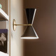 Phix Two Light Wall Sconce (52570CPZBK)