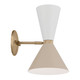 Phix Two Light Wall Sconce (52570CPZGRG)