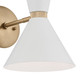 Phix Two Light Wall Sconce (52570CPZWH)
