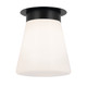 Kichler - 52585BK - One Light Flush Mount - Albers - Black