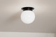 Albers One Light Flush Mount (52586BK)