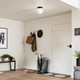 Albers One Light Flush Mount (52586BK)