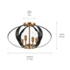 Cecil Four Light Flush Mount (52588CPZ)