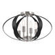 Kichler - 52588PN - Four Light Flush Mount - Cecil - Polished Nickel