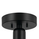 Riu LED Semi Flush Mount (52589BK)