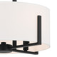 Malen Four Light Pendant/Semi Flush (52591BK)
