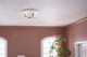 Malen Two Light Flush Mount (52593BK)