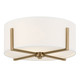Kichler - 52593CPZ - Two Light Flush Mount - Malen - Champagne Bronze