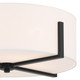 Malen Four Light Flush Mount (52594BK)