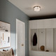 Brit Two Light Flush Mount (52595PN)