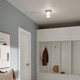 Brit One Light Flush Mount (52596PN)