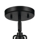 Niva One Light Wall/Semi Flush/Pendant (52601BK)