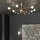Ocala Six Light Semi Flush Mount (52602CPZ)