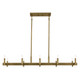 Erzo Ten Light Linear Chandelier (52614NBR)