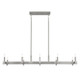 Erzo Ten Light Linear Chandelier (52614SN)
