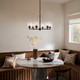 Winslow Six Light Chandelier (52616BK)