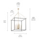 Eisley Eight Light Foyer Pendant (52629CPZ)
