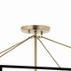 Eisley Four Light Semi Flush Mount (52632CPZ)