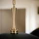 Delarosa One Light Pendant (52638BK)
