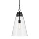 Marsailli One Light Pendant (52661BKCLR)