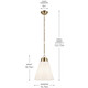 Marsailli One Light Pendant (52662CPZ)