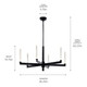 Sycara LED Chandelier (52667BK)