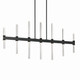 Sycara LED Linear Chandelier (52670BK)