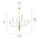 Livadia Six Light Chandelier (52673CPZ)