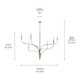 Livadia Six Light Chandelier (52674PN)