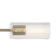 Velestino Four Light Linear Chandelier (52681CPZ)