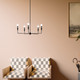 Alvaro Five Light Chandelier (52689BK)