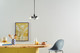 Silvarious Three Light Chandelier/Semi Flush (52700BKCLR)