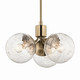 Silvarious Three Light Chandelier/Semi Flush (52700CPZ)