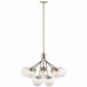 Silvarious 12 Light Chandelier Convertible (52701PNCLR)