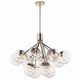Silvarious 12 Light Chandelier Convertible (52701PNCLR)